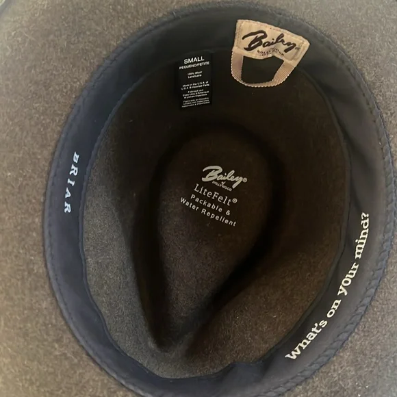 Briar Wool LiteFelt Fedora Hat - Picture 3 of 3